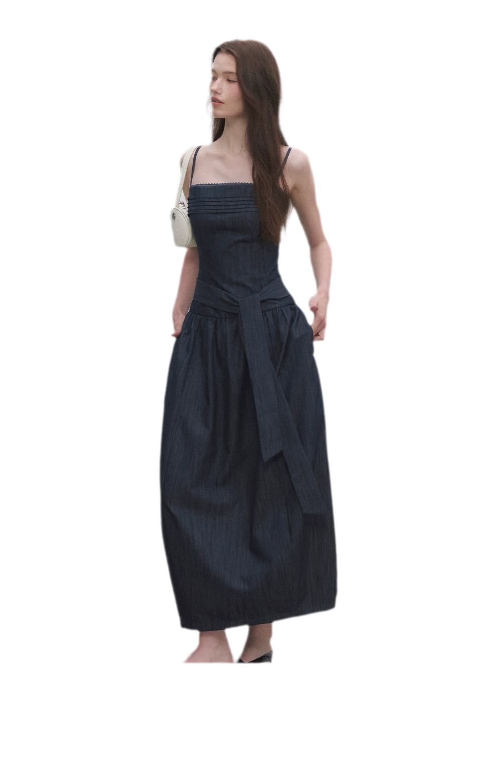 Tie Waist A-Line Dress
