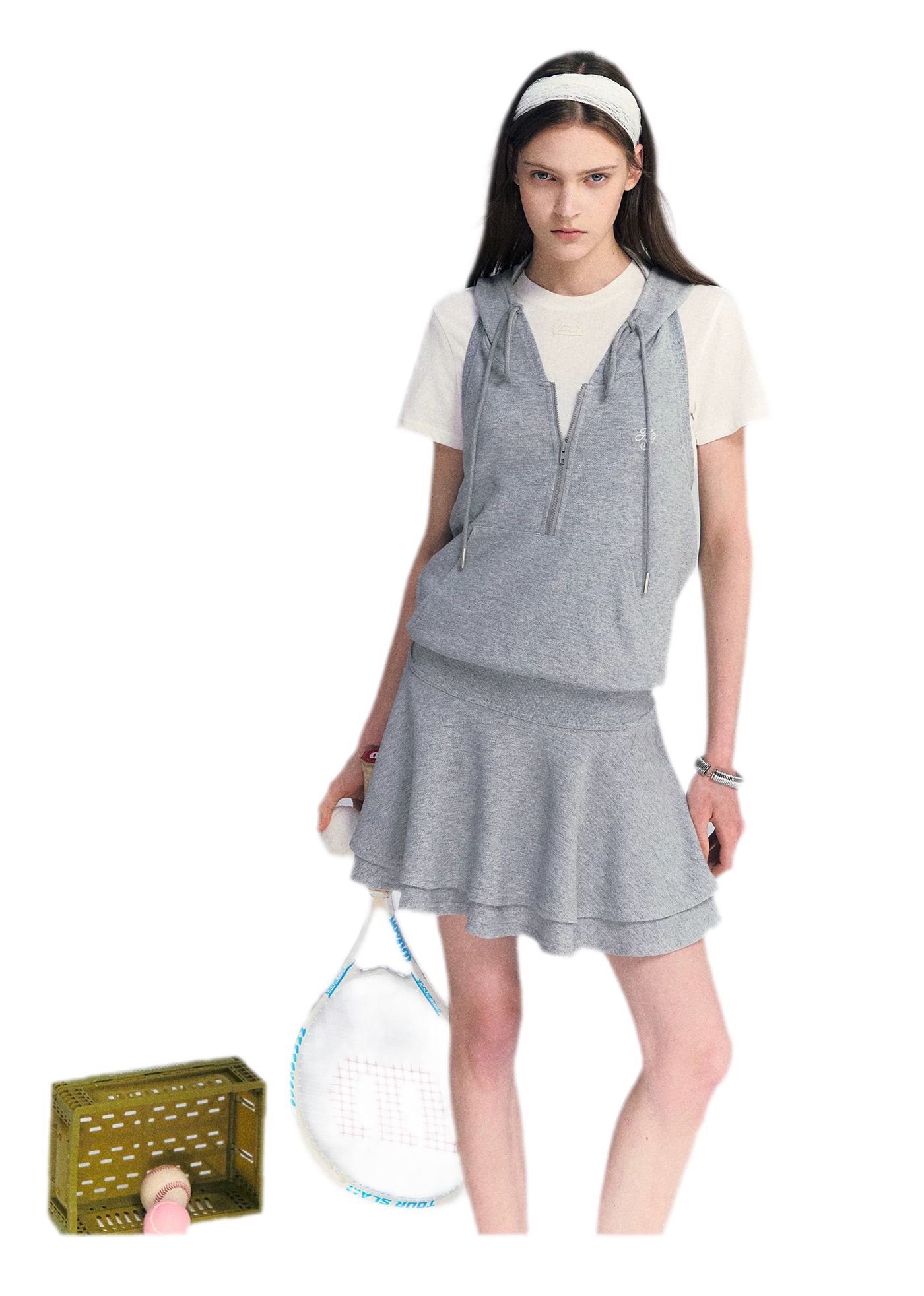 Hooded Romper Dress