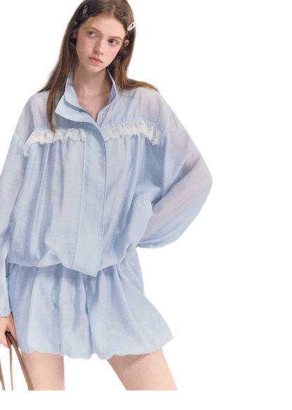 Lyocell Lace Sun Jacket Set