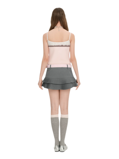 Floral Pleated Skort