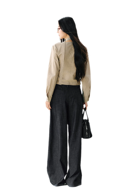 Halter Scarf Shirt Blouse