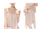 CYNR Pearl Halter Midi Dress – view 7