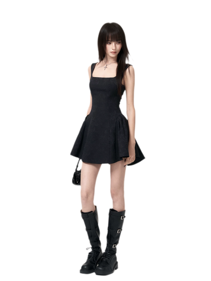 Jacquard Puff Mini Dress