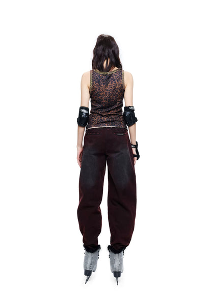 Lightweight Patchwork Leopard Camouflage Tank Top