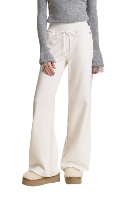 Drawstring High Waist Pants