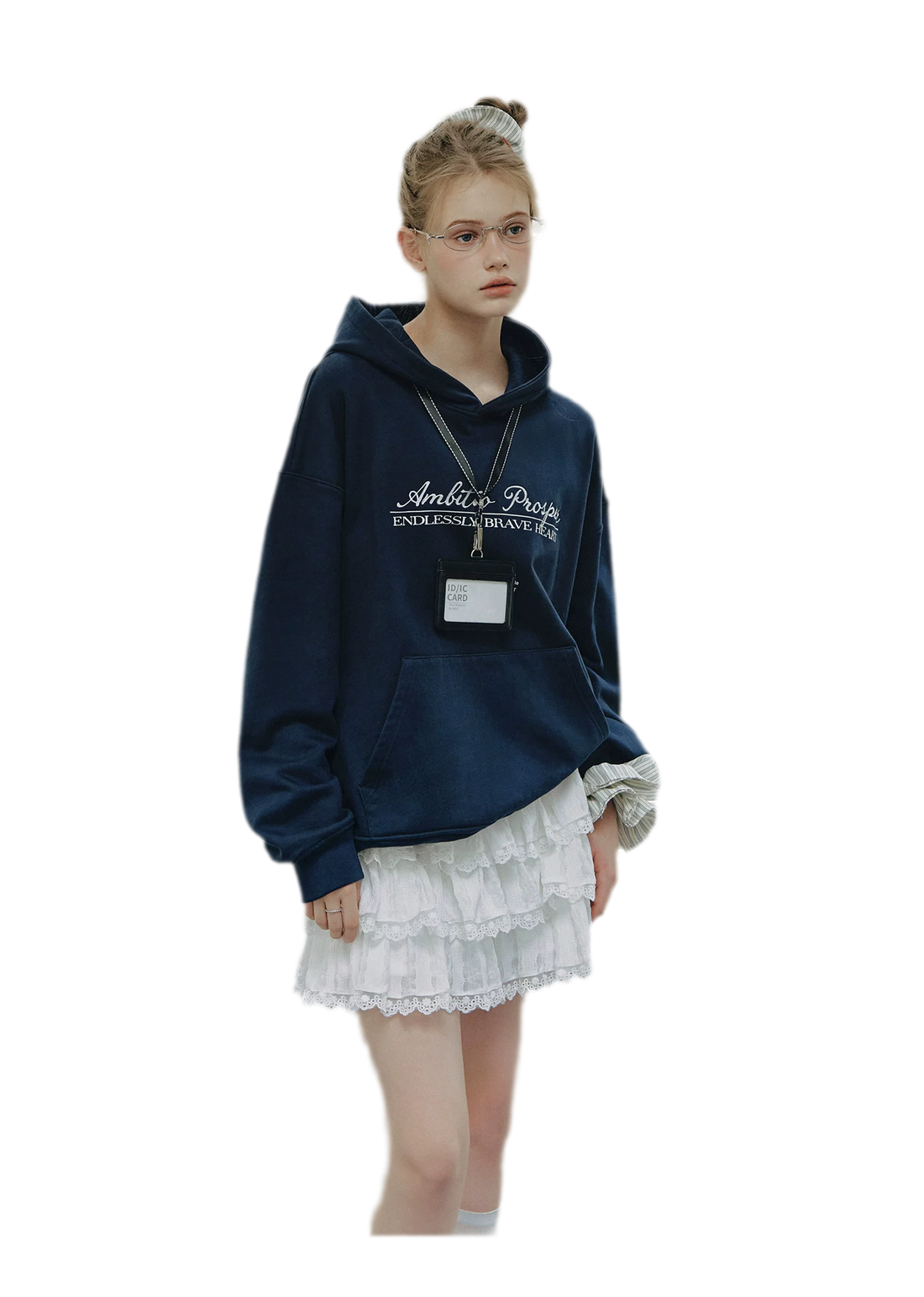 Embroidered Cotton Hooded Sweatshirt