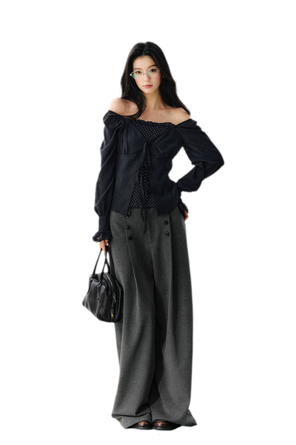 Minimal High Waist Trousers
