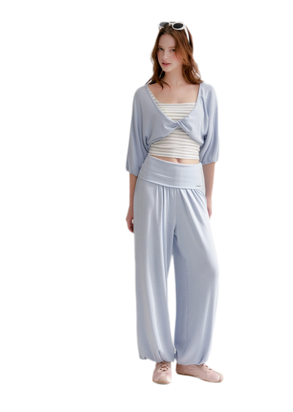 Lantern Sleeve Knit Set