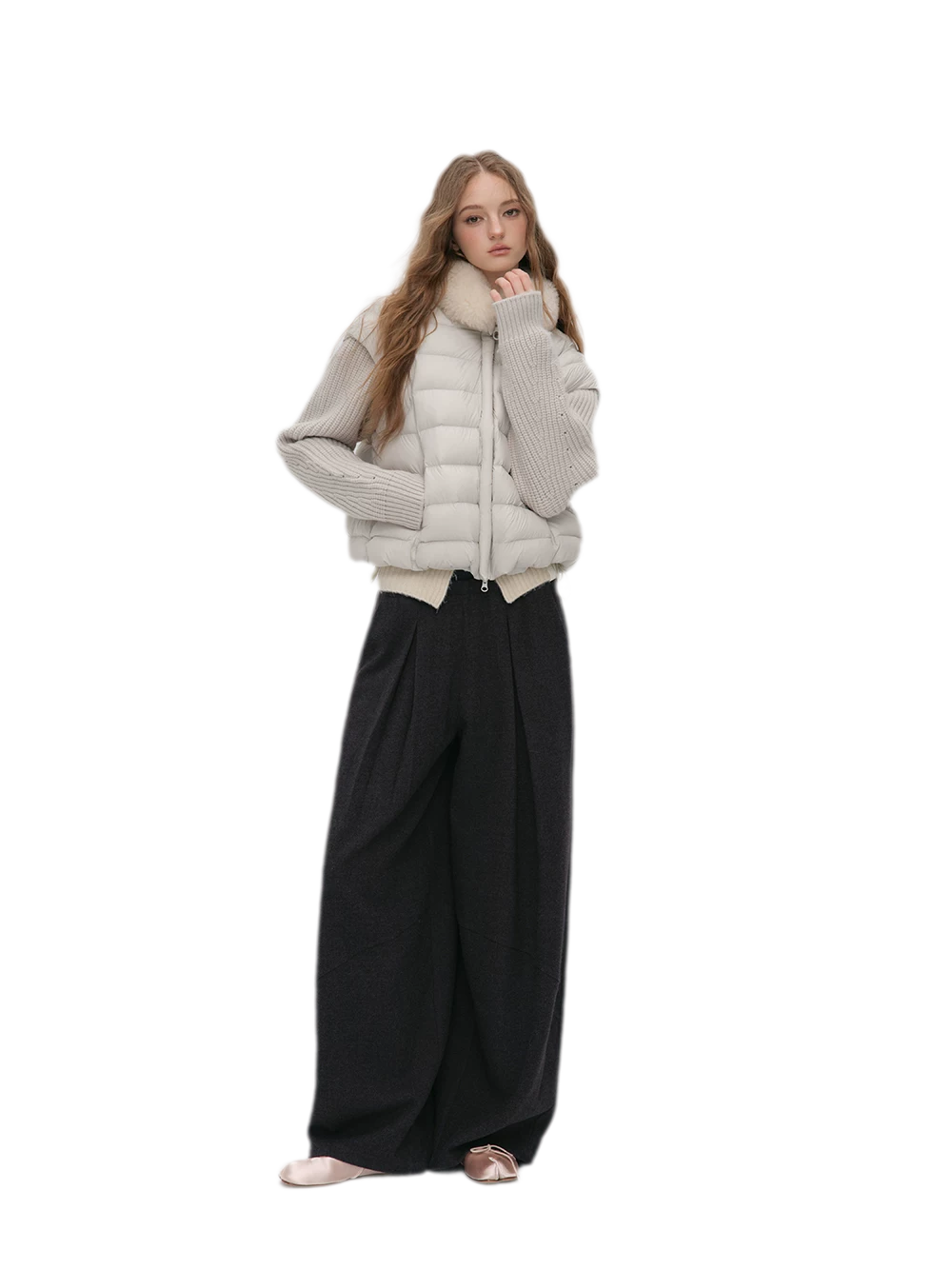 Detachable Sleeve Down Vest