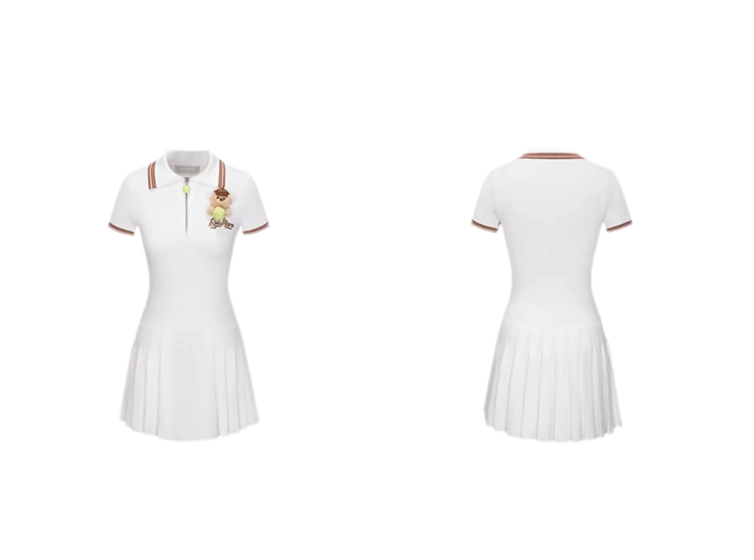 Tennis Pleated Polo Dress