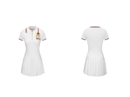 Tennis Pleated Polo Dress