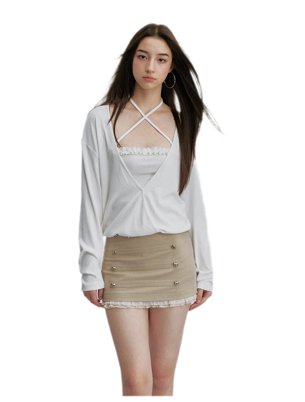 Cross Strap Bandeau Top