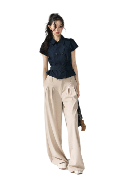 Blazer Inspired Waist T-shirt