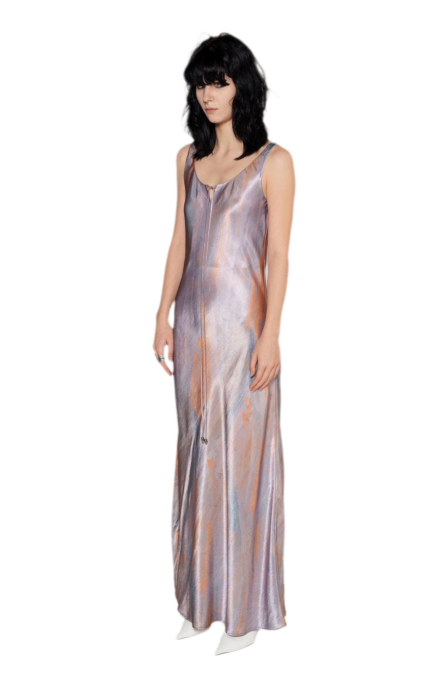 Twist Bias Slip Dress