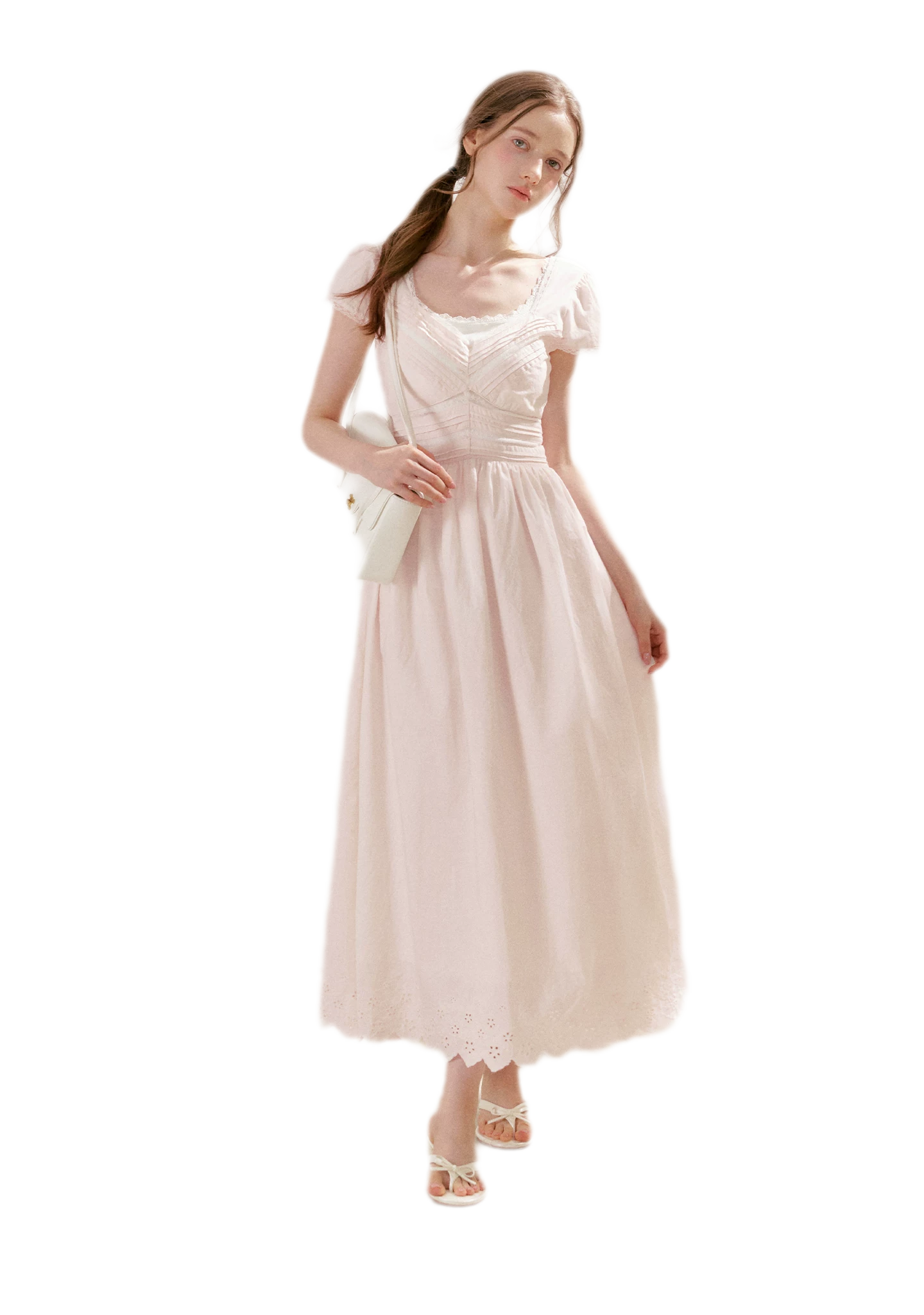 Lace V-Neck Dress