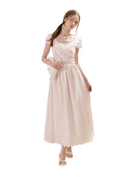 Lace V-Neck Dress