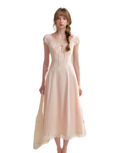 French Lace Long Dress