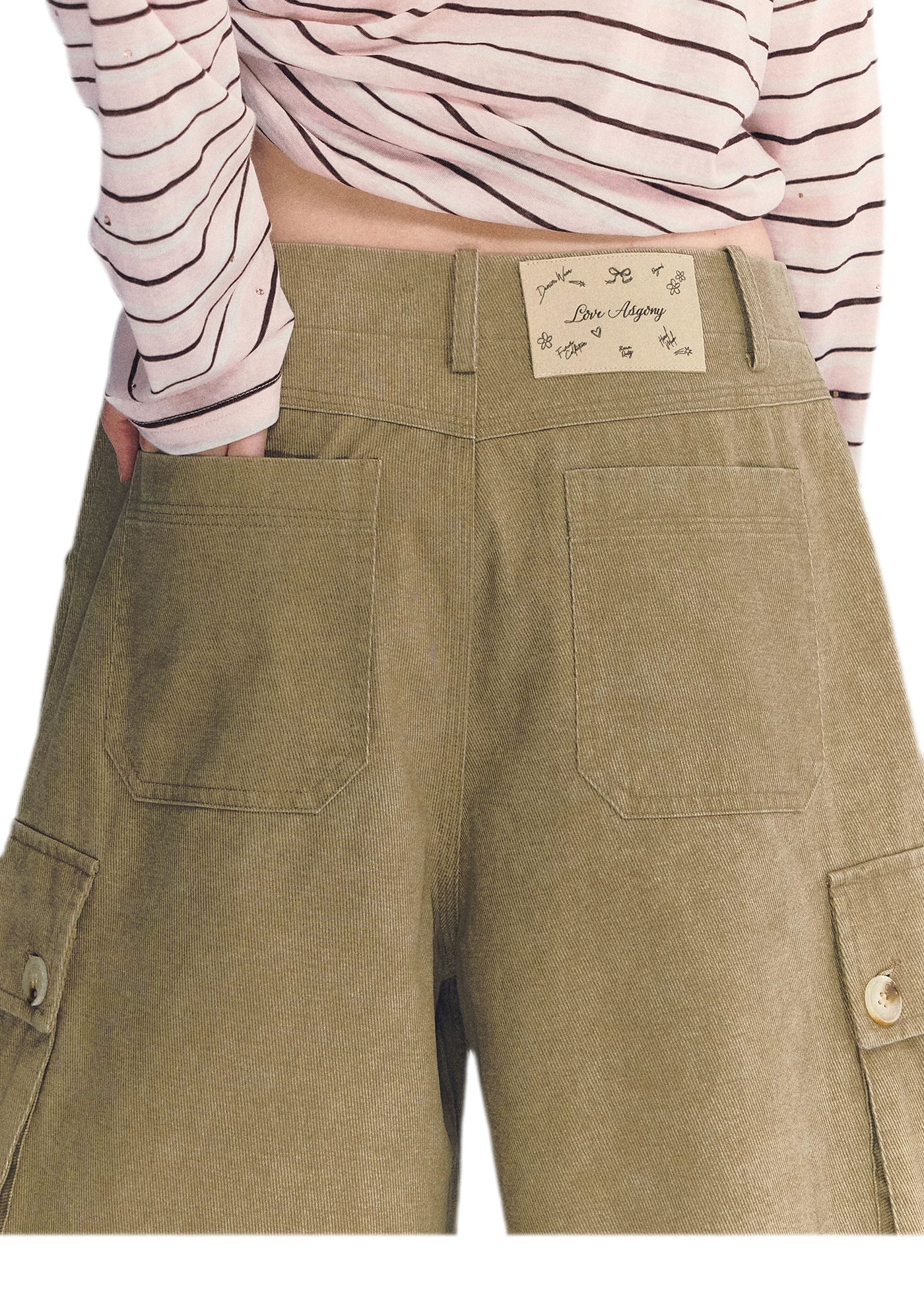 Washed Cargo Shorts