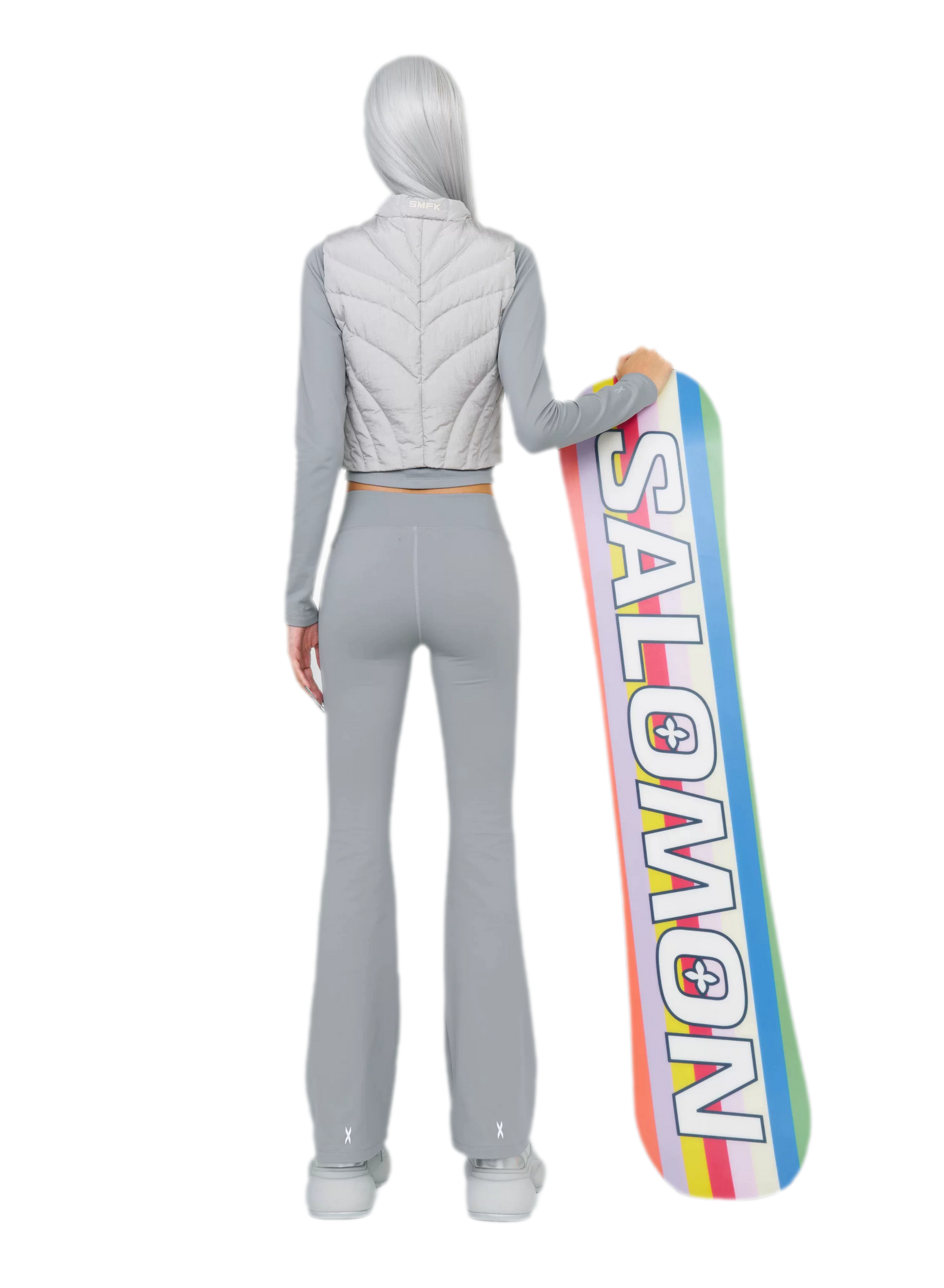 SMFK Abstract Grid Graphic Snowboard – DHL Express Shipping, Duties &amp; Taxes Included