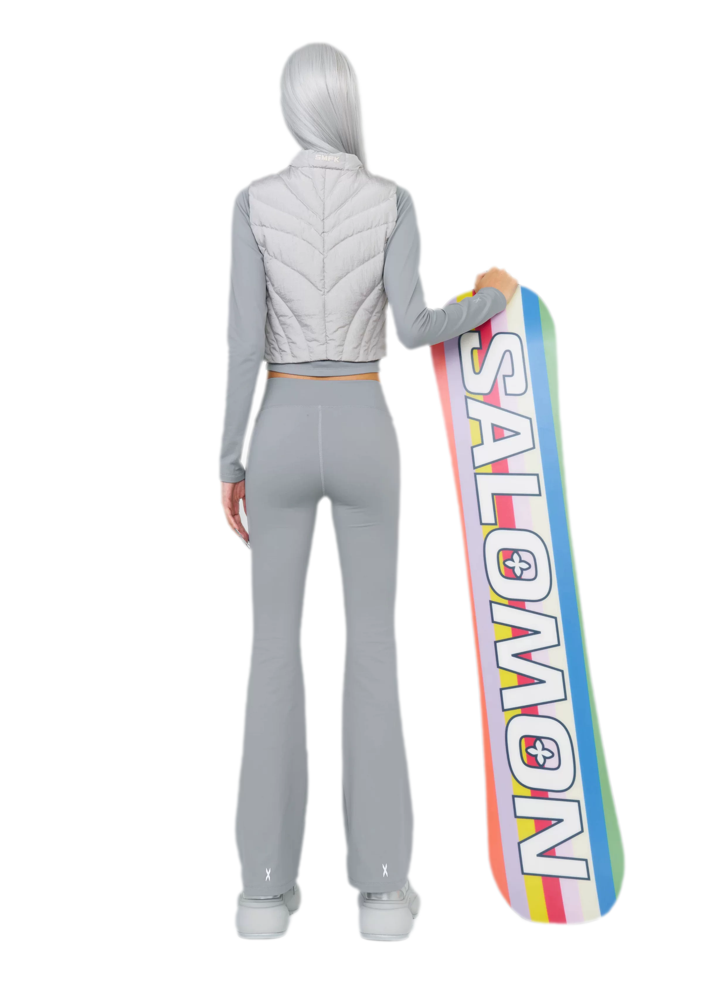 SMFK Abstract Grid Graphic Snowboard – DHL Express Shipping, Duties &amp; Taxes Included