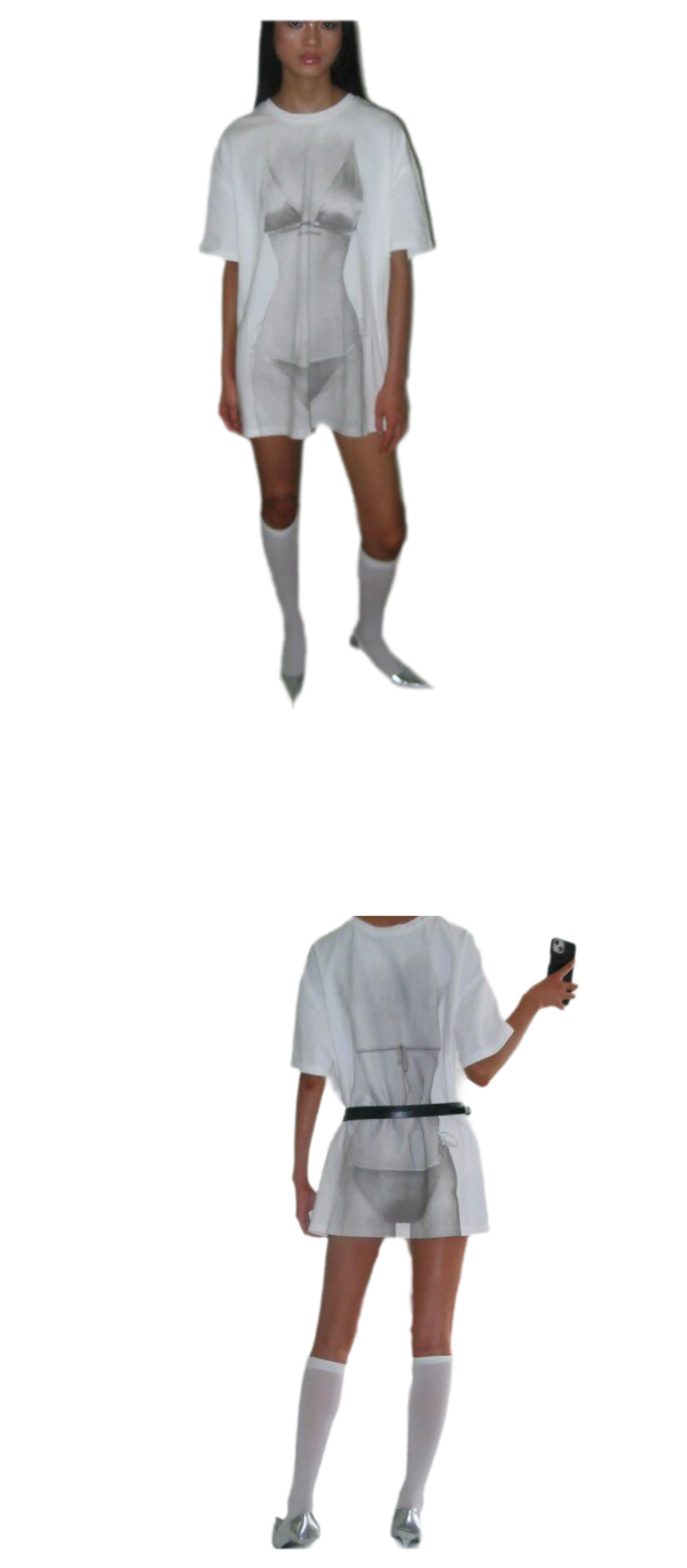 Bikini Illusion Cotton Tee