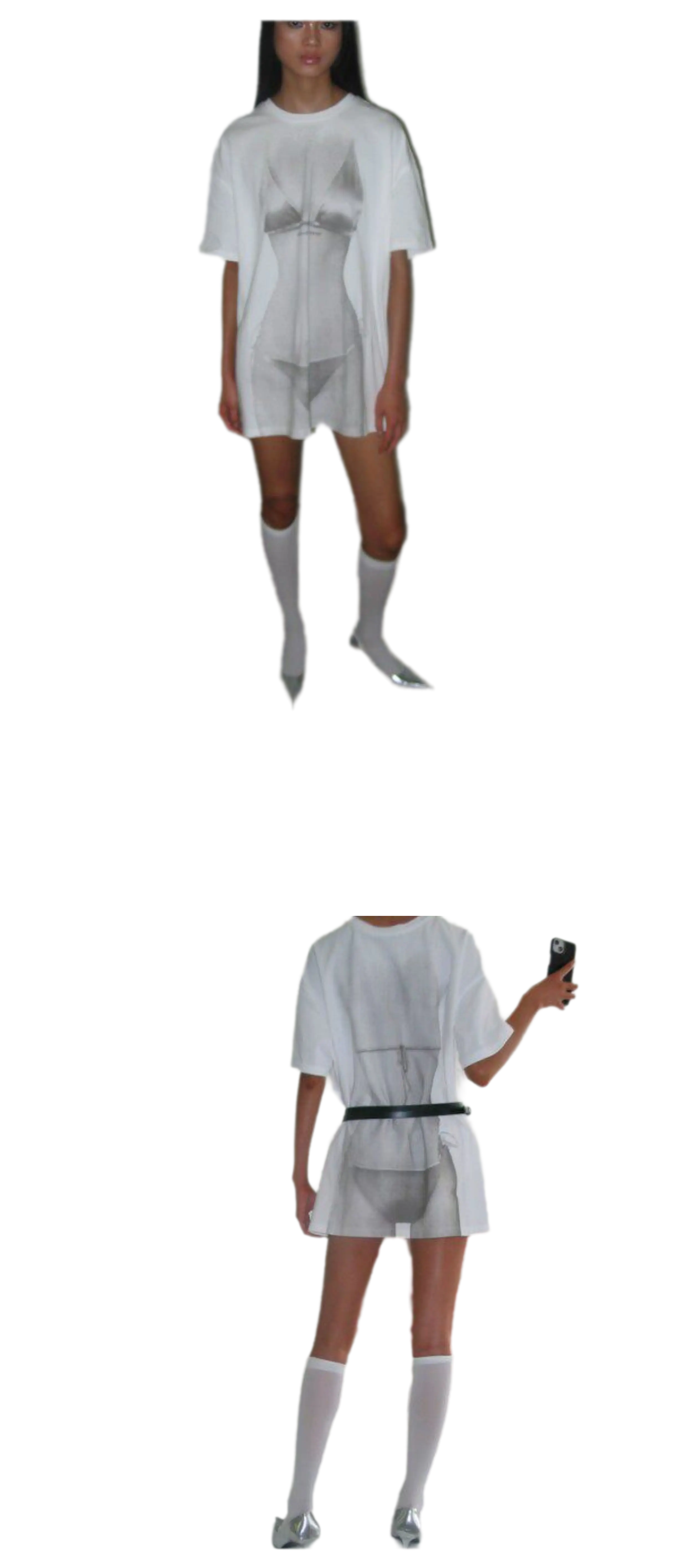 Bikini Illusion Cotton Tee