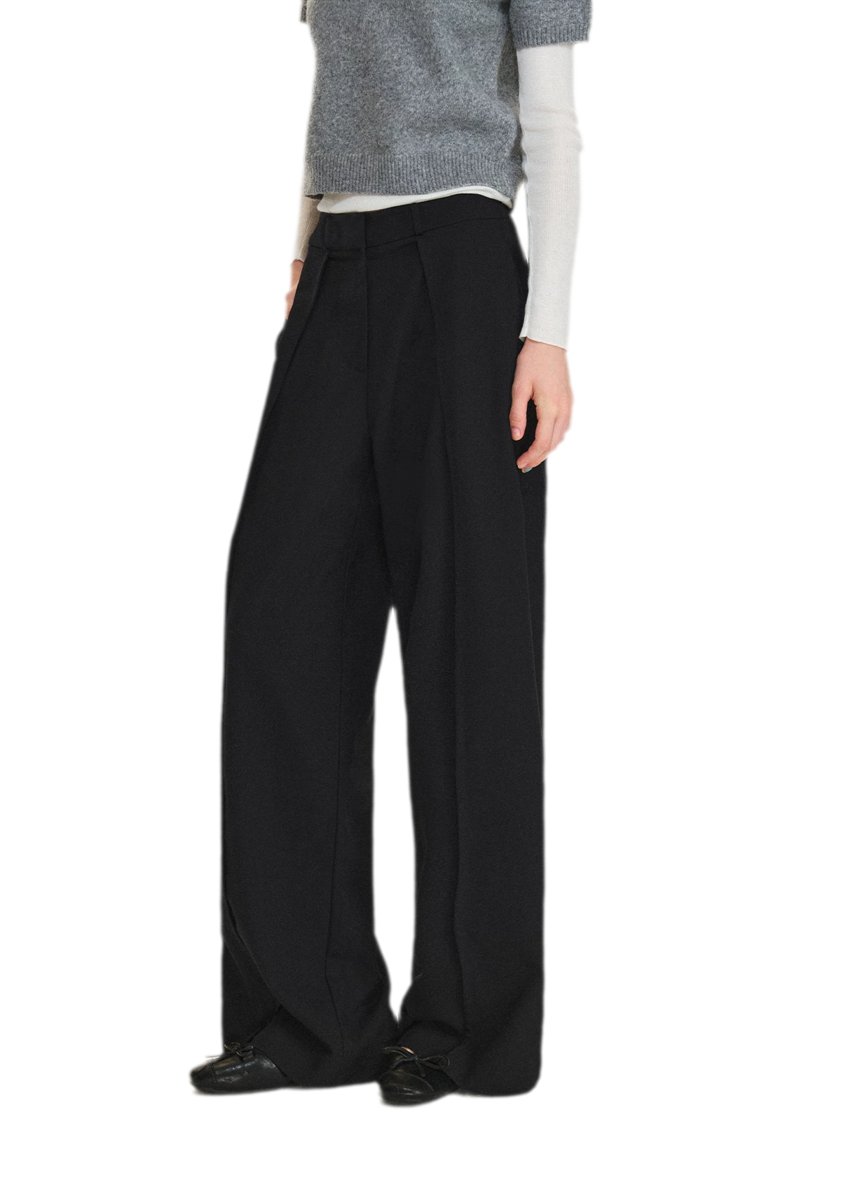 Abnehmbare Lagen-Hose mit weitem Bein