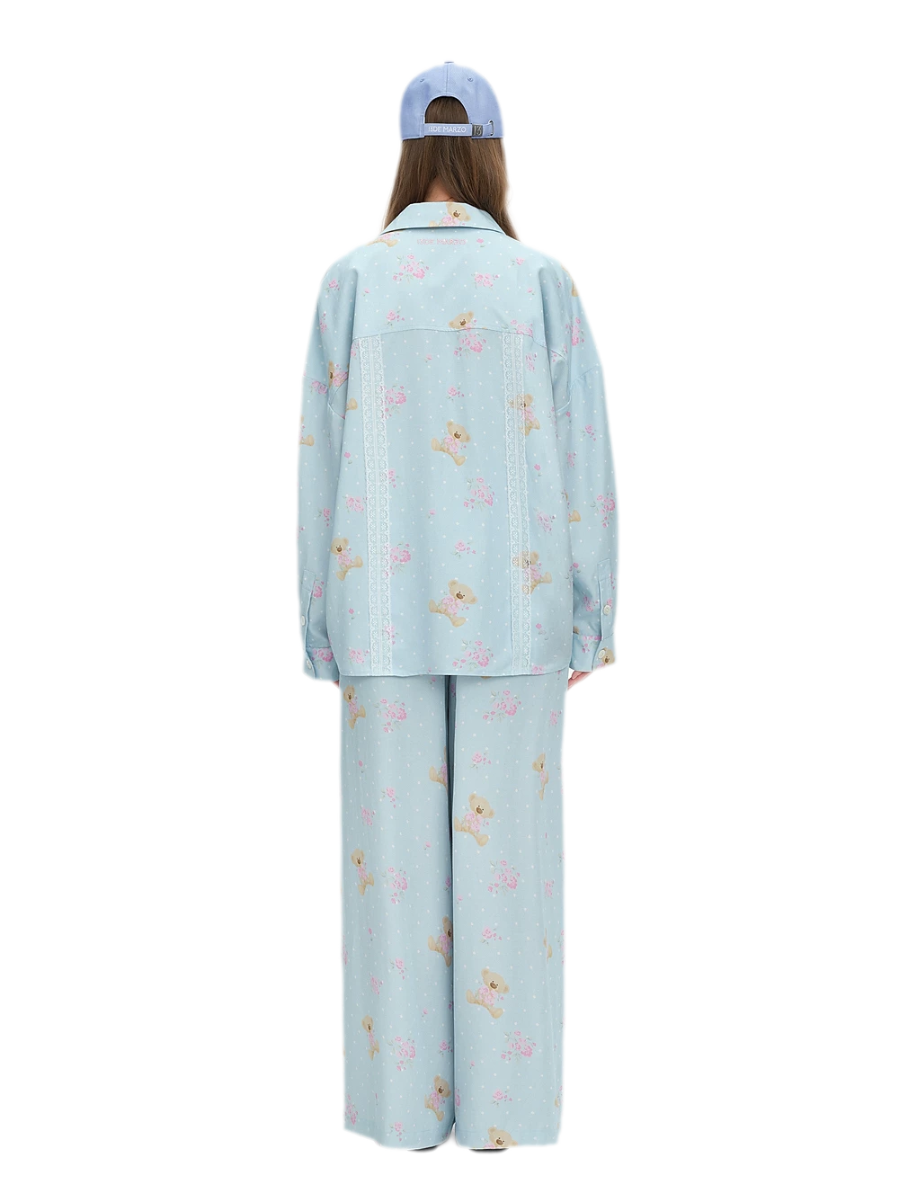 Floral Lace Trim Shirt