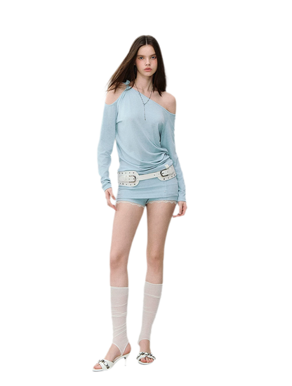 Mambo Signal One-Shoulder Top &amp; Skort