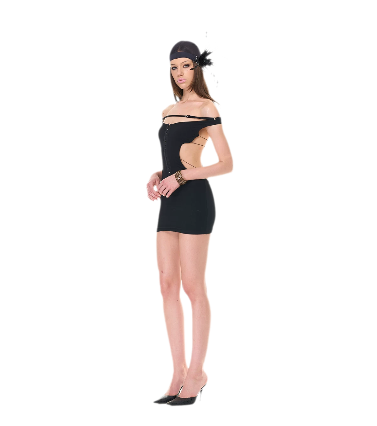 Back Lace Knit Dress