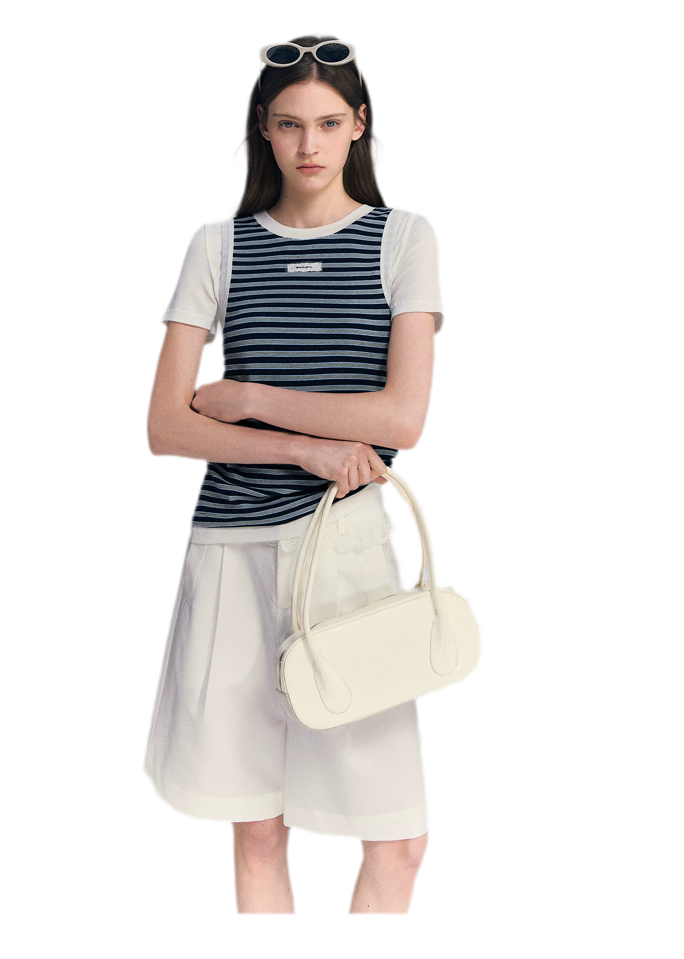 Faux Two-Piece Tee