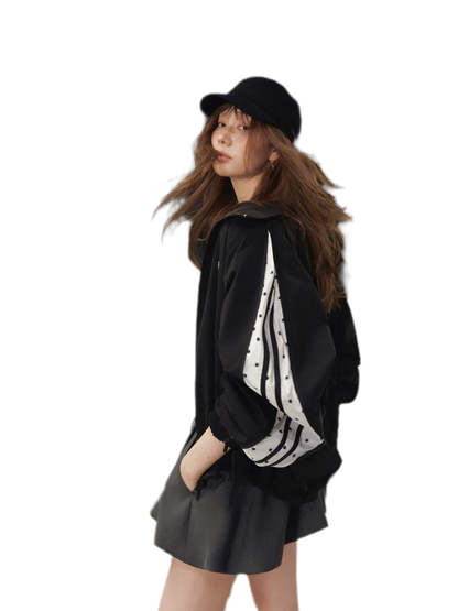 Structured Zipper Collar Jacket