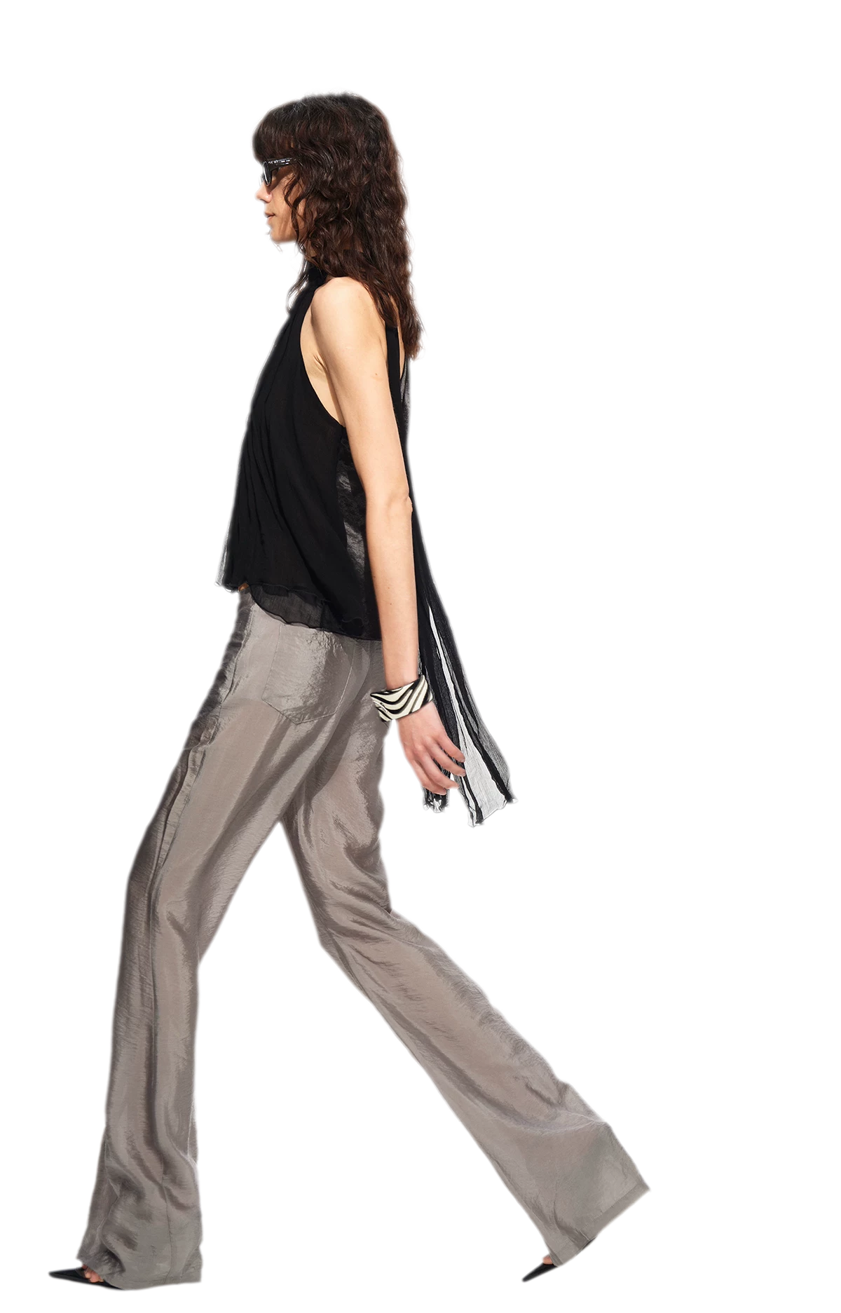 Silky Flared Lounge Pants