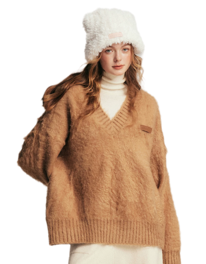 Rabbit Ear Plush Hat