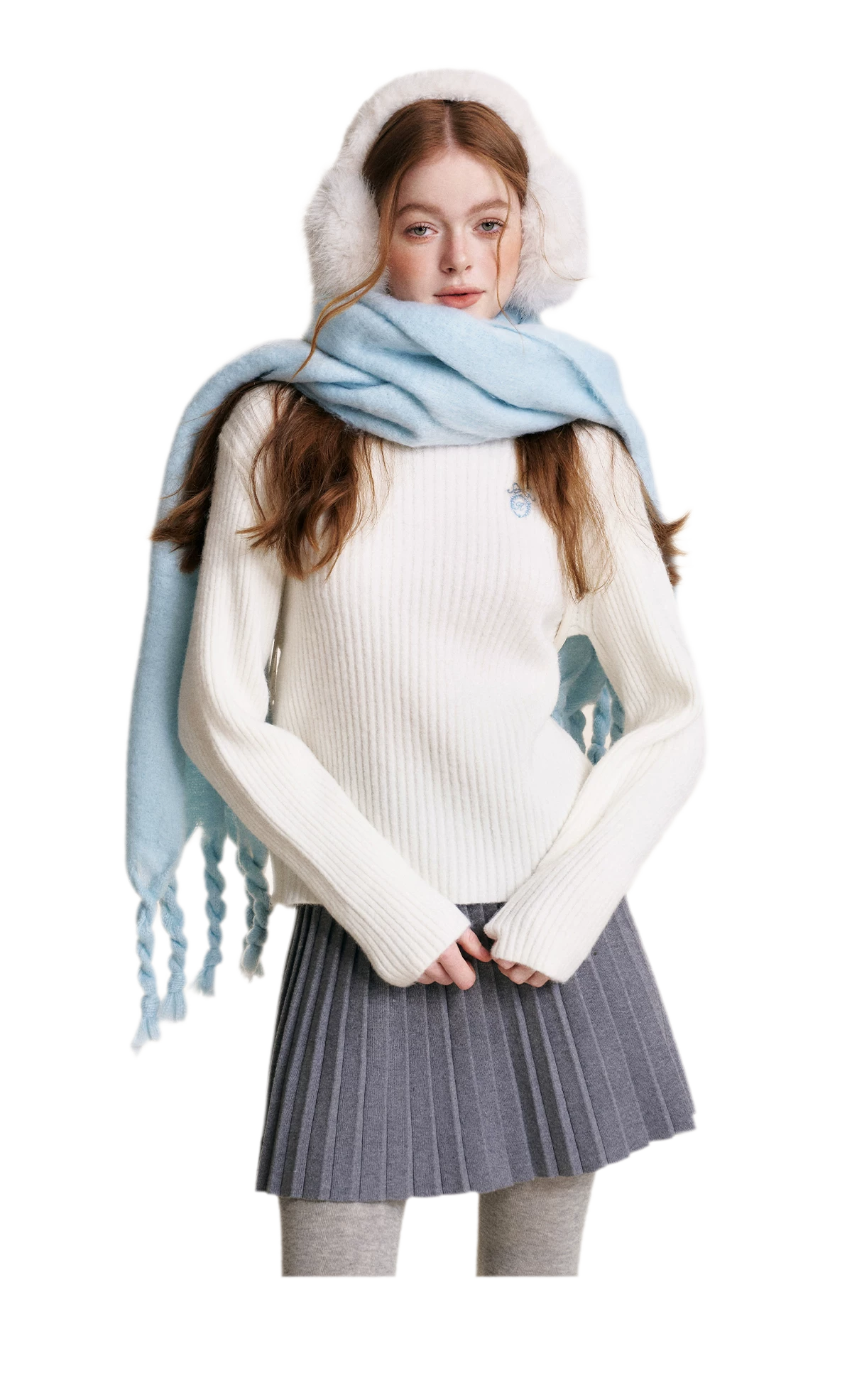 Winter Plush Long Scarf