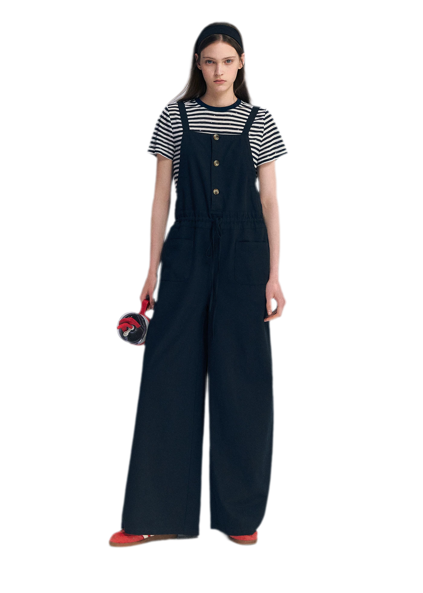Drawstring Jumpsuit