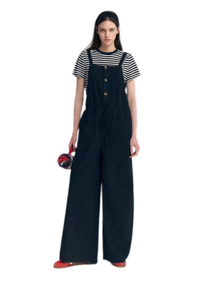 Drawstring Jumpsuit