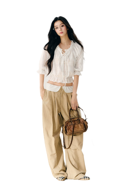 Korean Relaxed Wide Pants