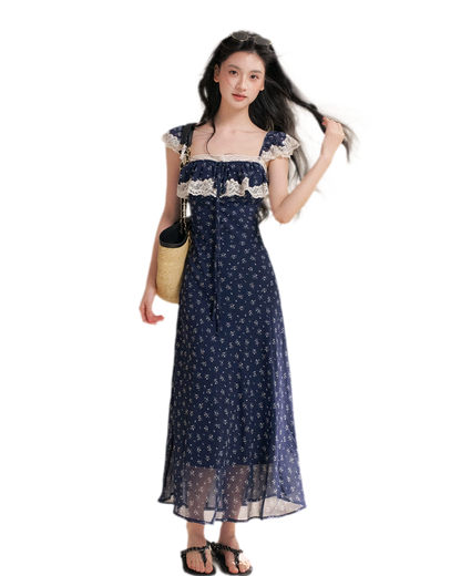 Lace Floral Camisole Dress