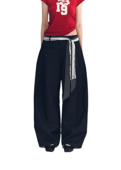 Lace Belt Pants