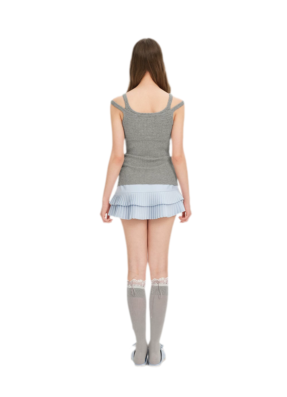 False Two-Piece Knit Top