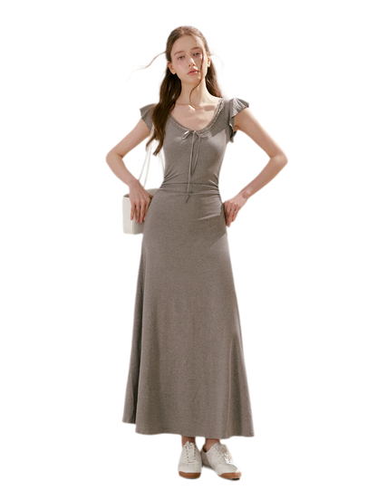 Ribbon A-Line Dress