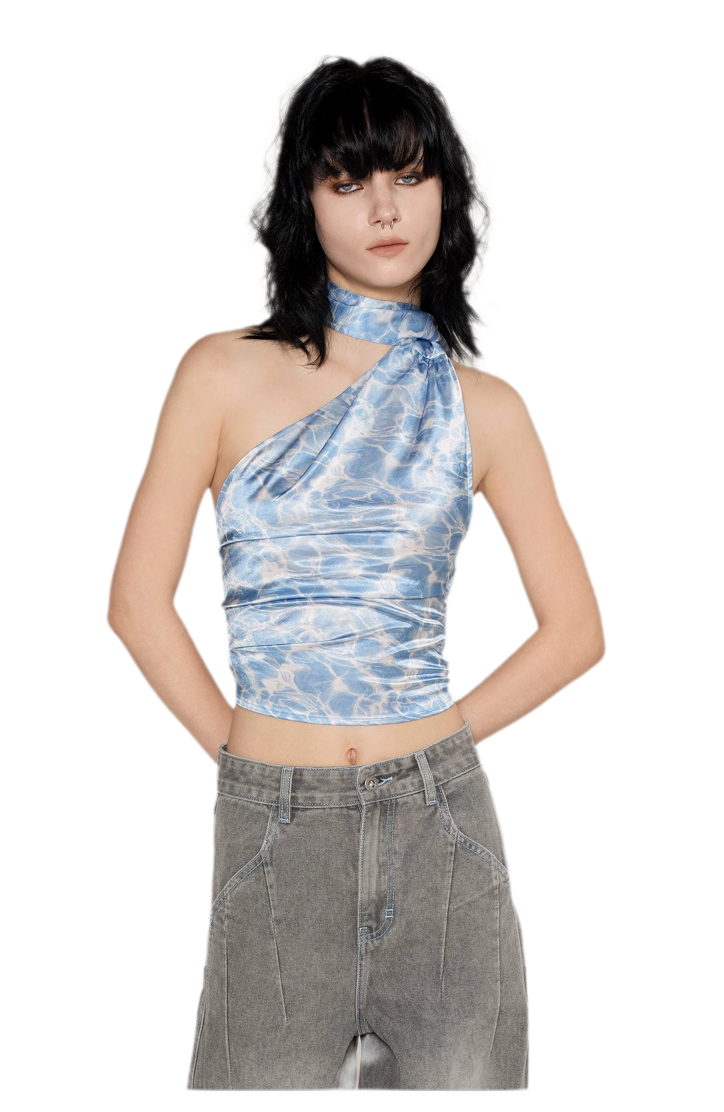 Asymmetric One-Shoulder Top