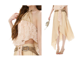 CYNR Beaded Halter Pleated Set – view 9