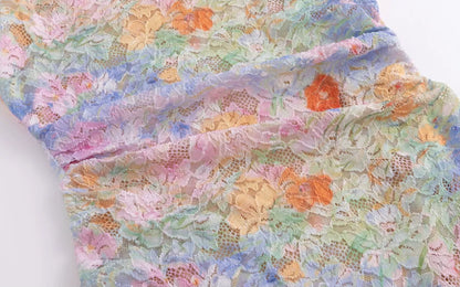 Spring Oil Painting Qipao Dress