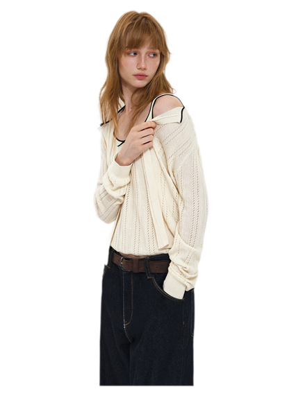 Wool-Blend Bow Knit Set