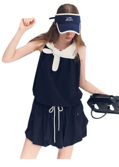 Rabbit Ear Peplum Top