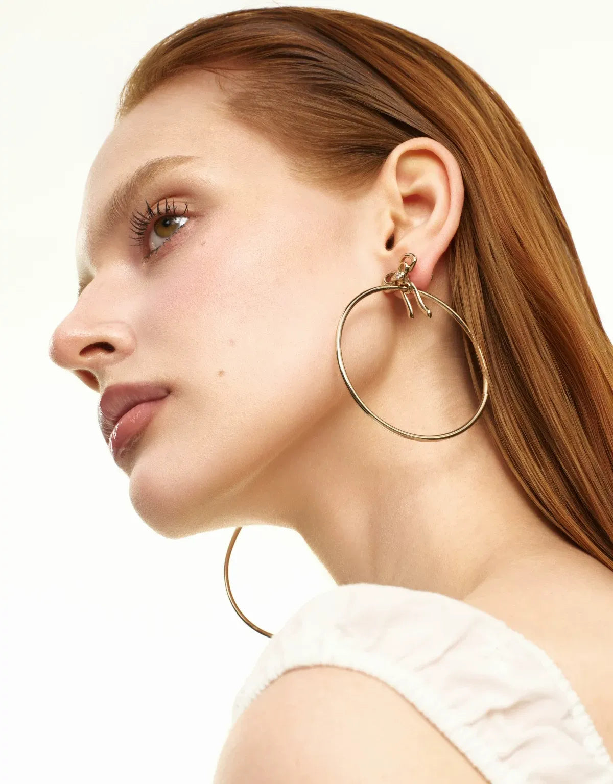 Vintage Rhinestone Bow Earrings