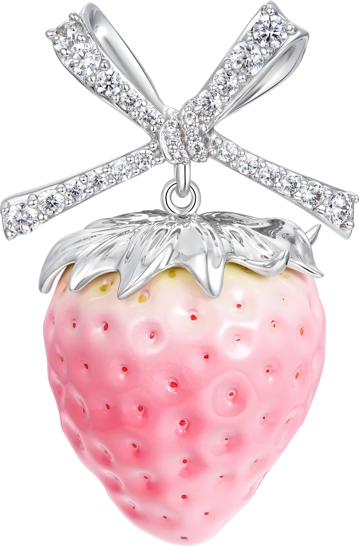 Strawberry Butterfly Statement Earrings