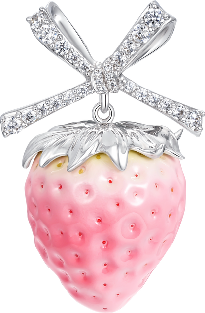 Strawberry Butterfly Statement Earrings